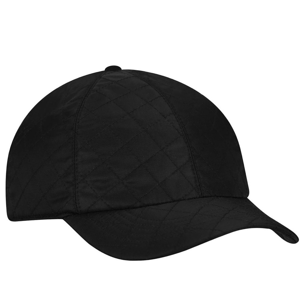 NWT! Betmar New York Quilted Rain Baseball Cap Hat NYC-classic black-adjustable
